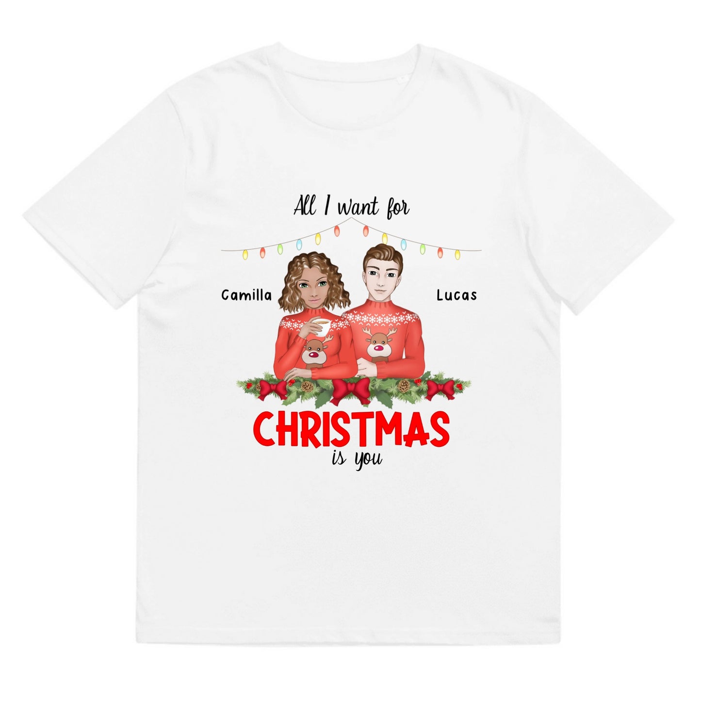 T-shirt all i want for christmas is you