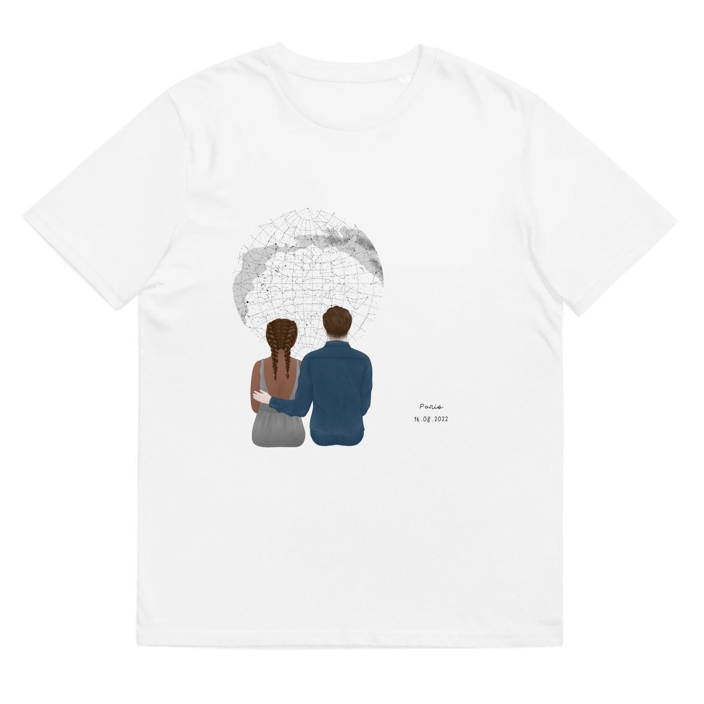 T-shirt Constellation couple