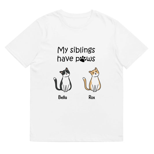 T-shirt My siblings have paws