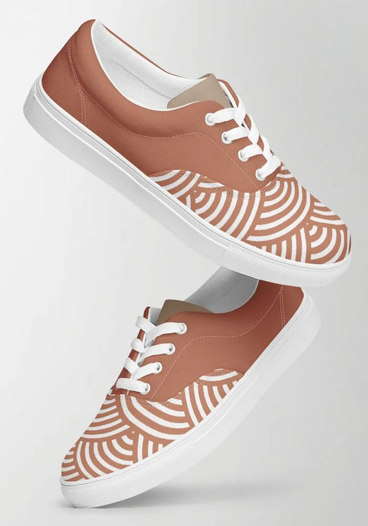 Chaussures à lacets en toile personnalisé