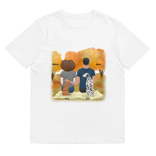 T-shirt You me and the dog