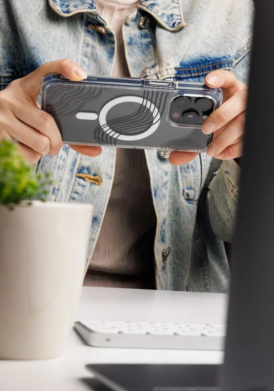 Coque transparente iPhone avec MagSafe