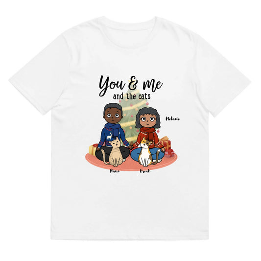 T-shirt You & Me and the cats