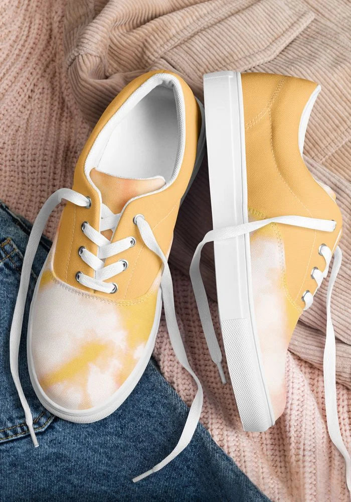 Chaussures à lacets en toile personnalisé