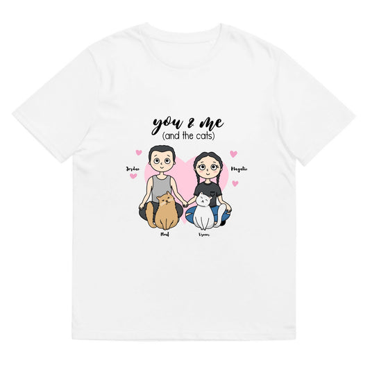 T-shirt You & me and the cats