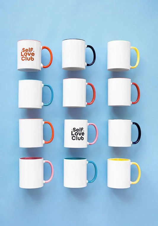 Mug blanc avec couleur