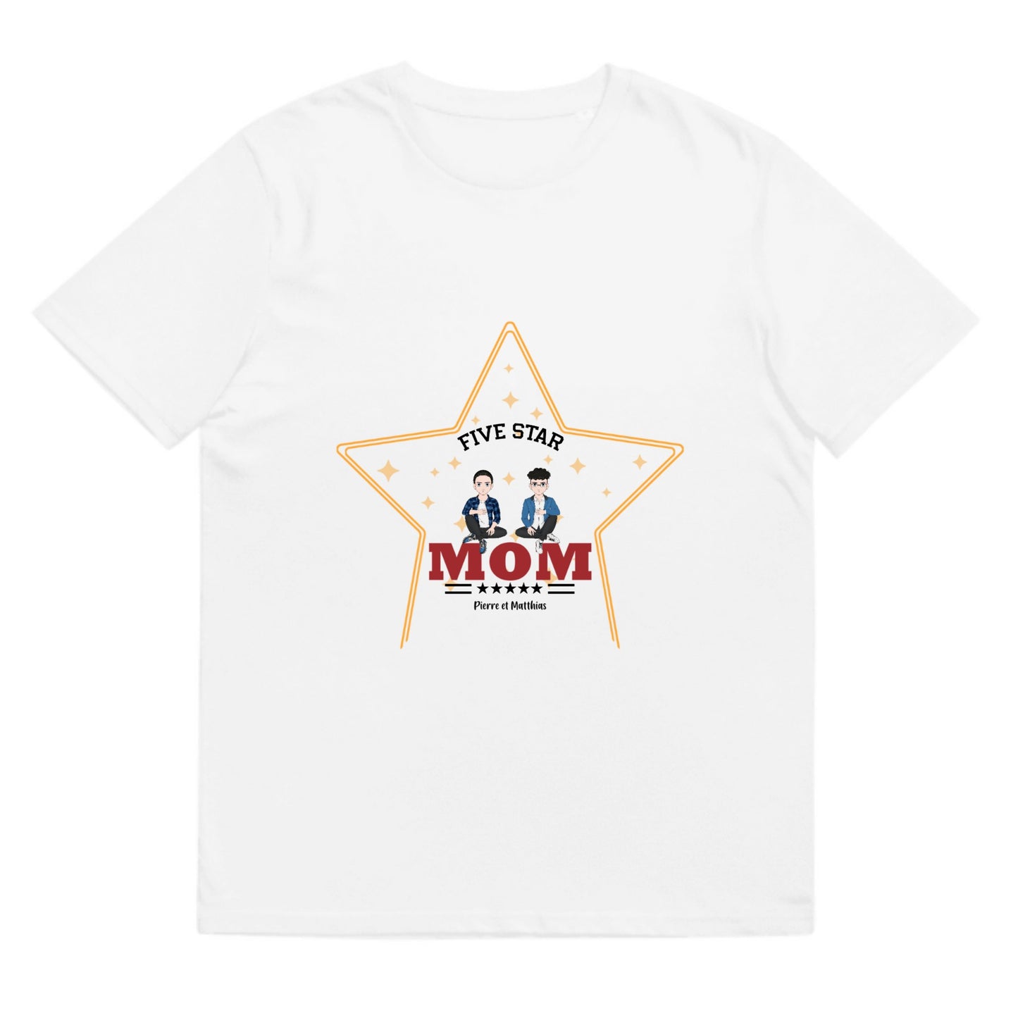 T-shirt Five stars mom