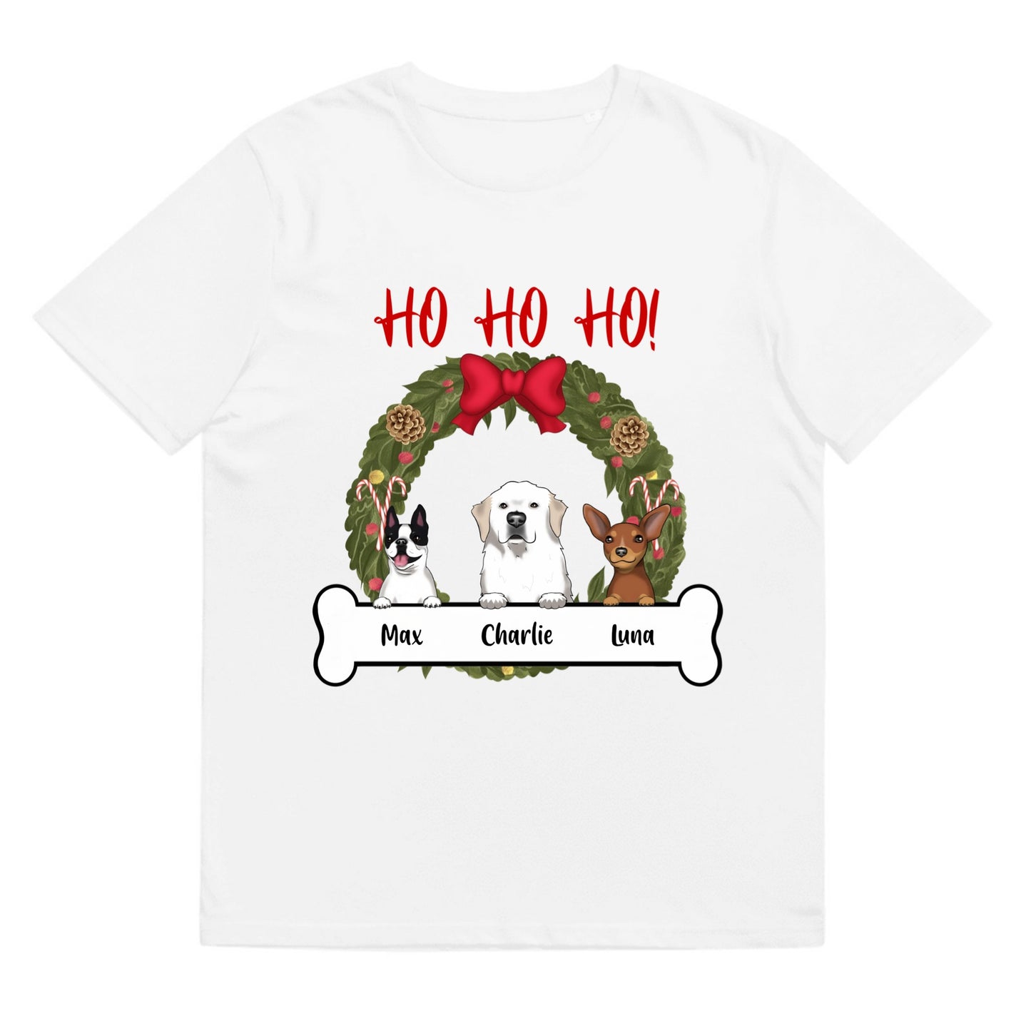 T-shirt Ho ho ho chien