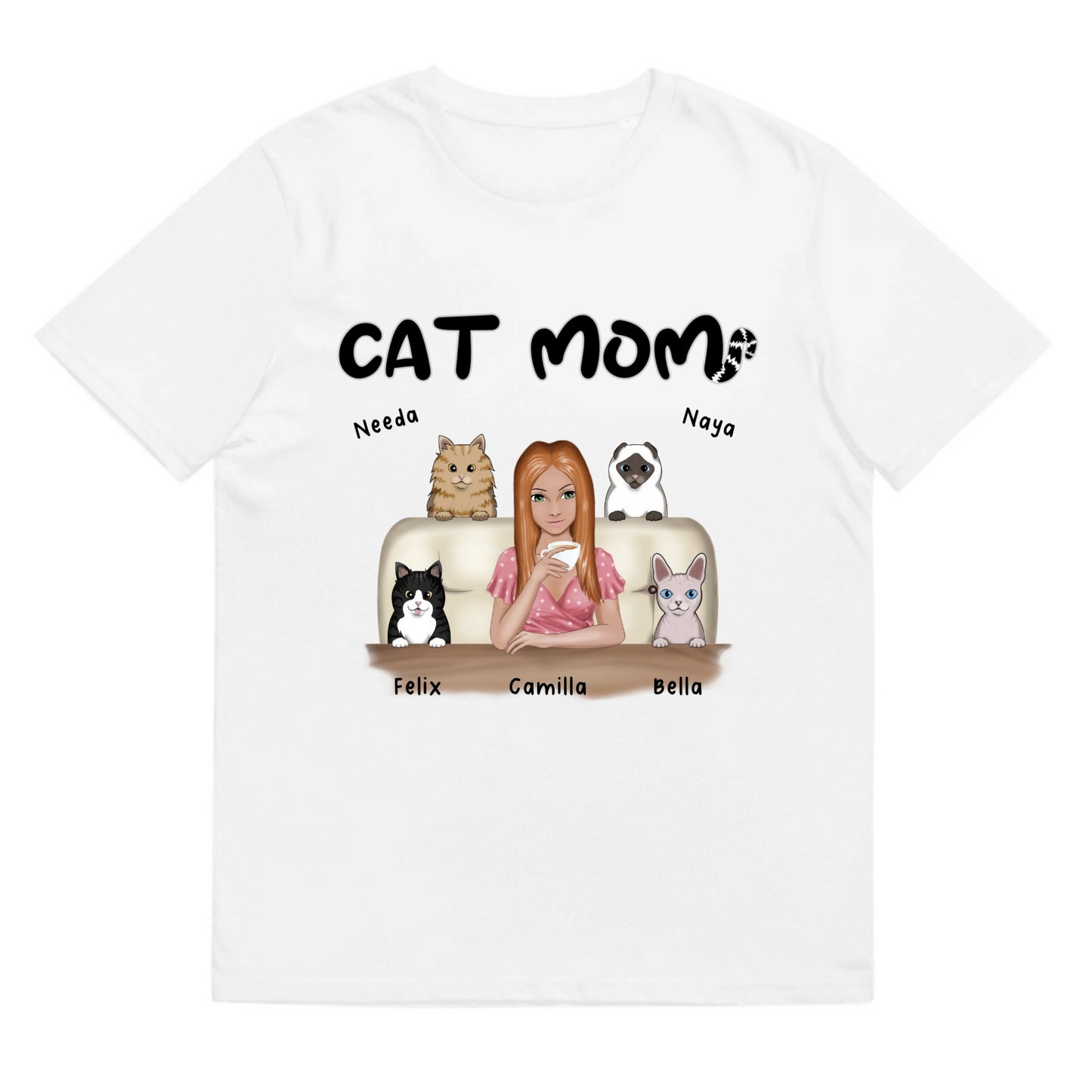 T-shirt Cat mom