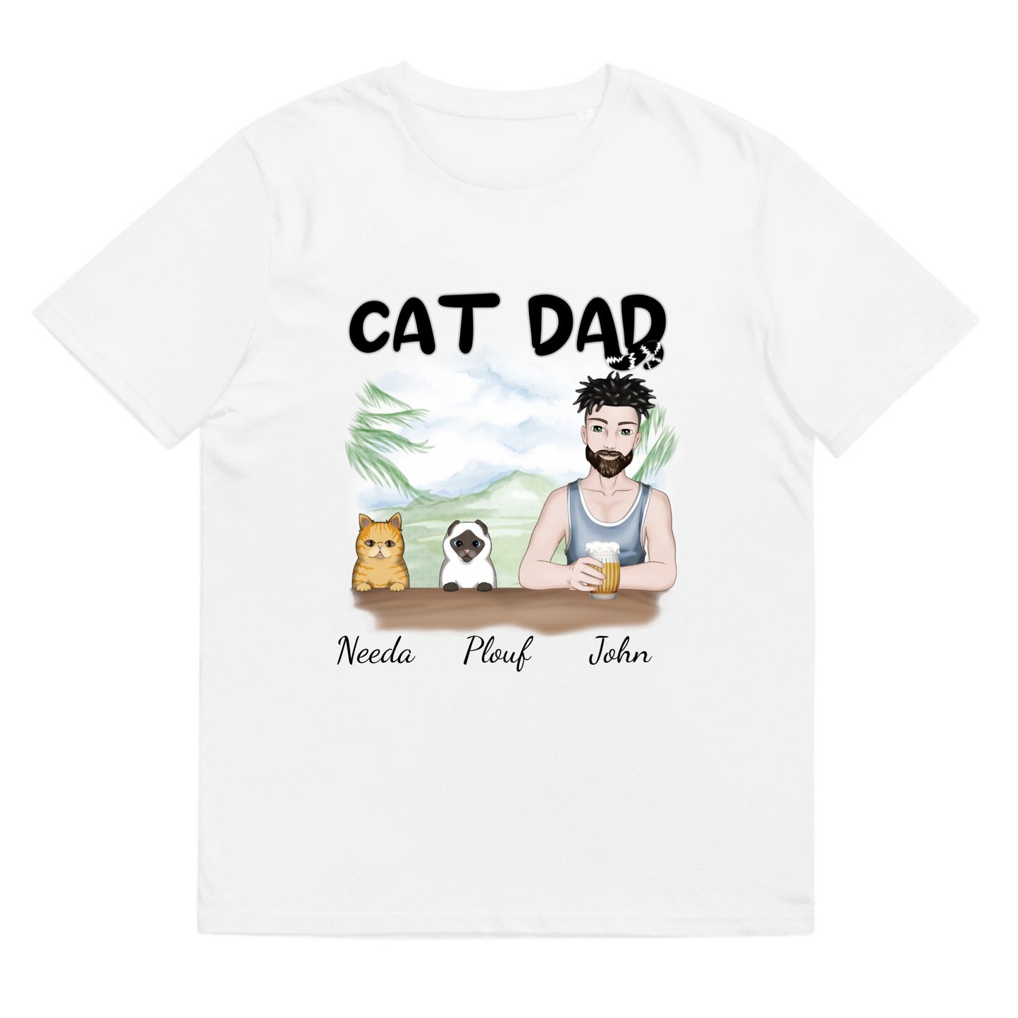 T-shirt Cat dad