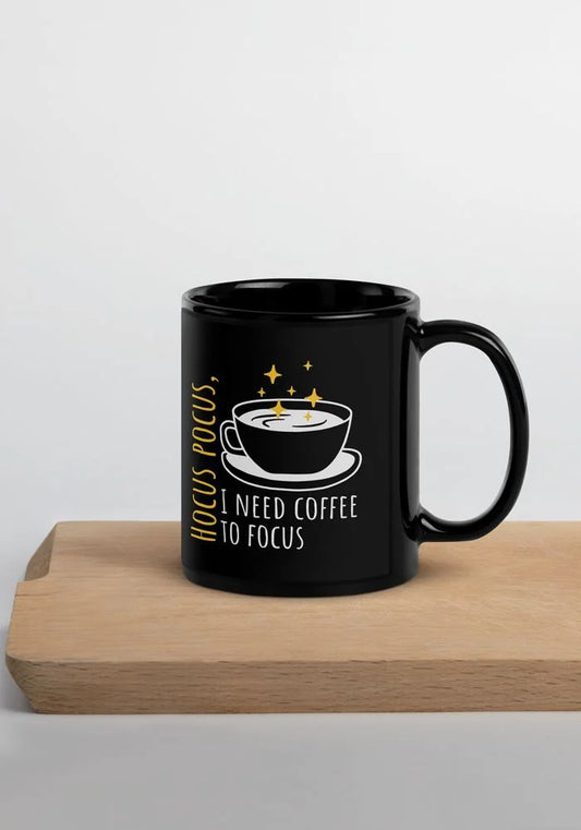 Mug brillant noir