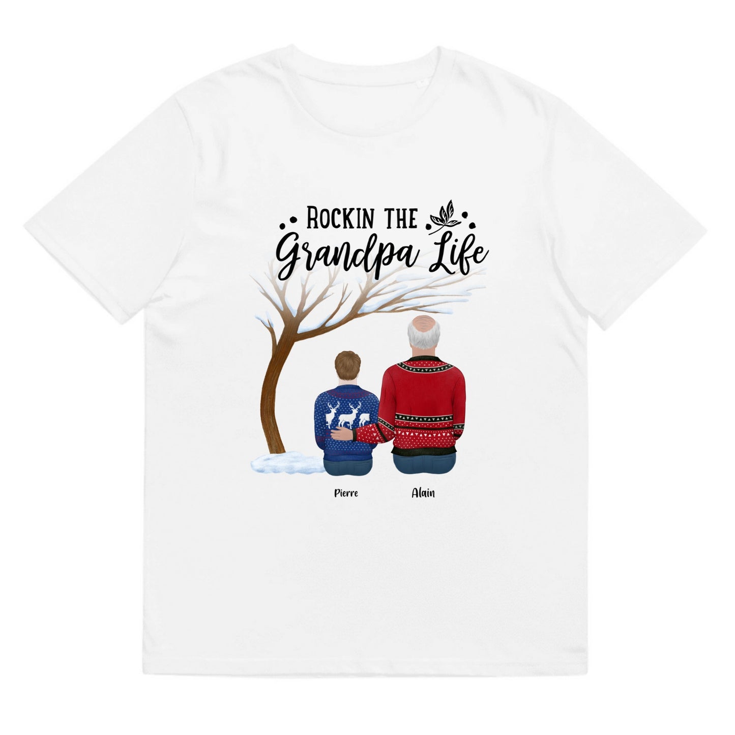 T-shirt Rockin the grandpa life