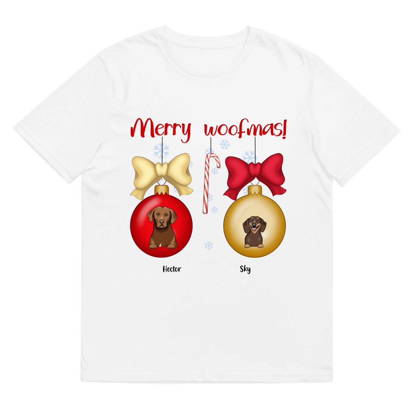 T-shirt Merry woofmas