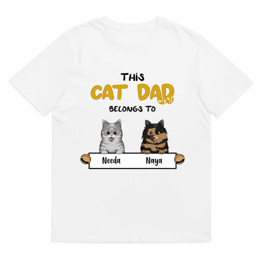 T-shirt This cat dad belongs to