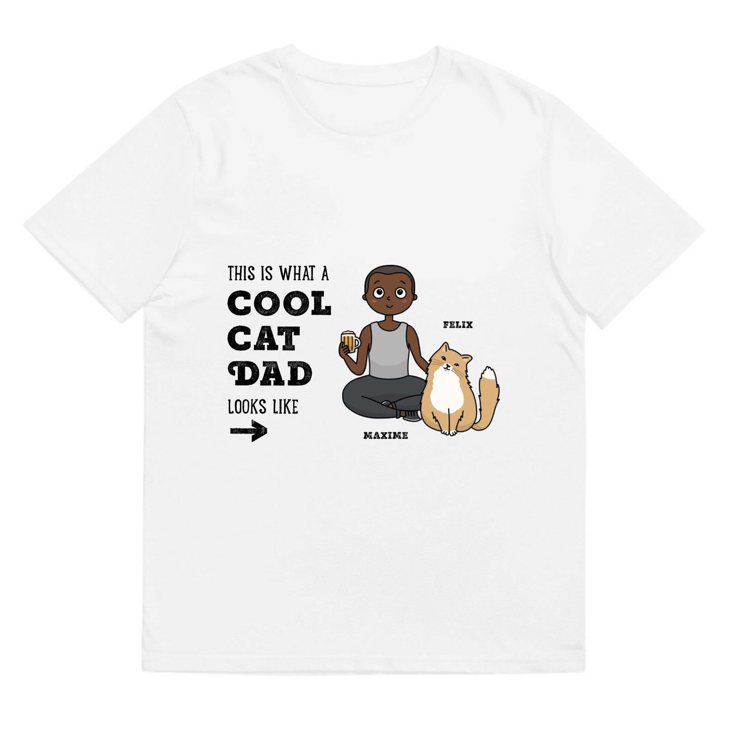 T-shirt Cool cat dad