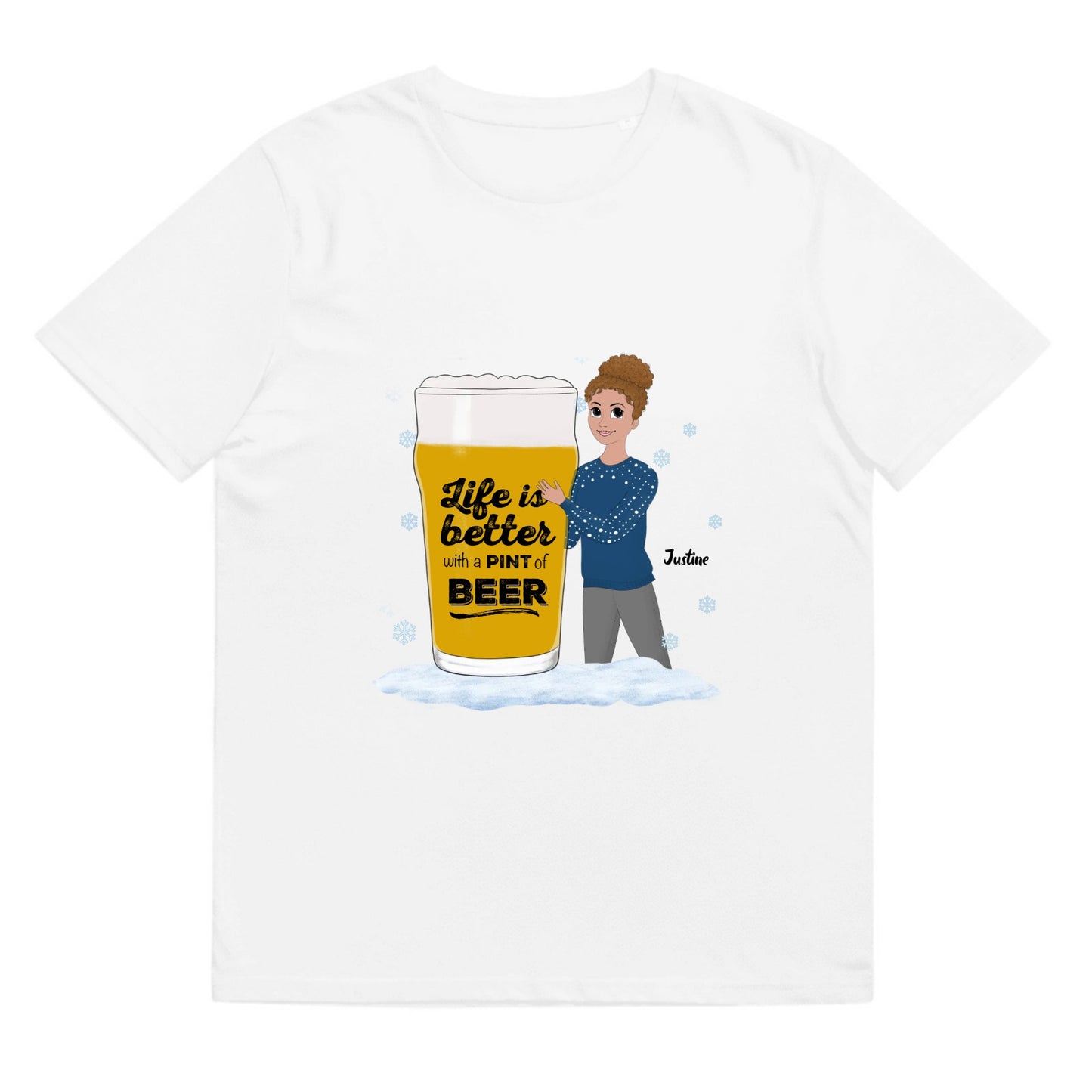 T-shirt Life is better with beer