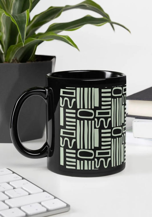 Mug brillant noir