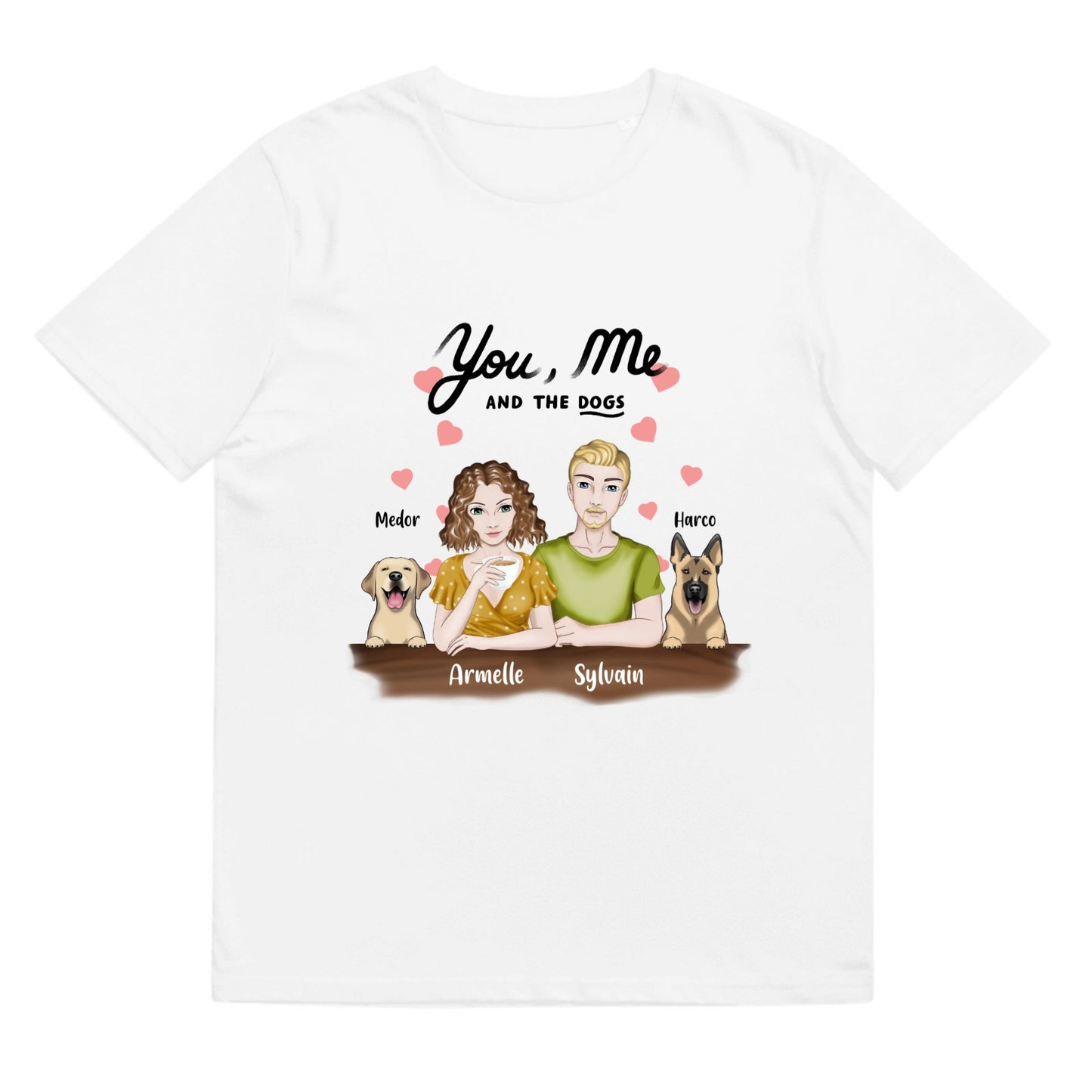 T-shirt You, me and the dogs