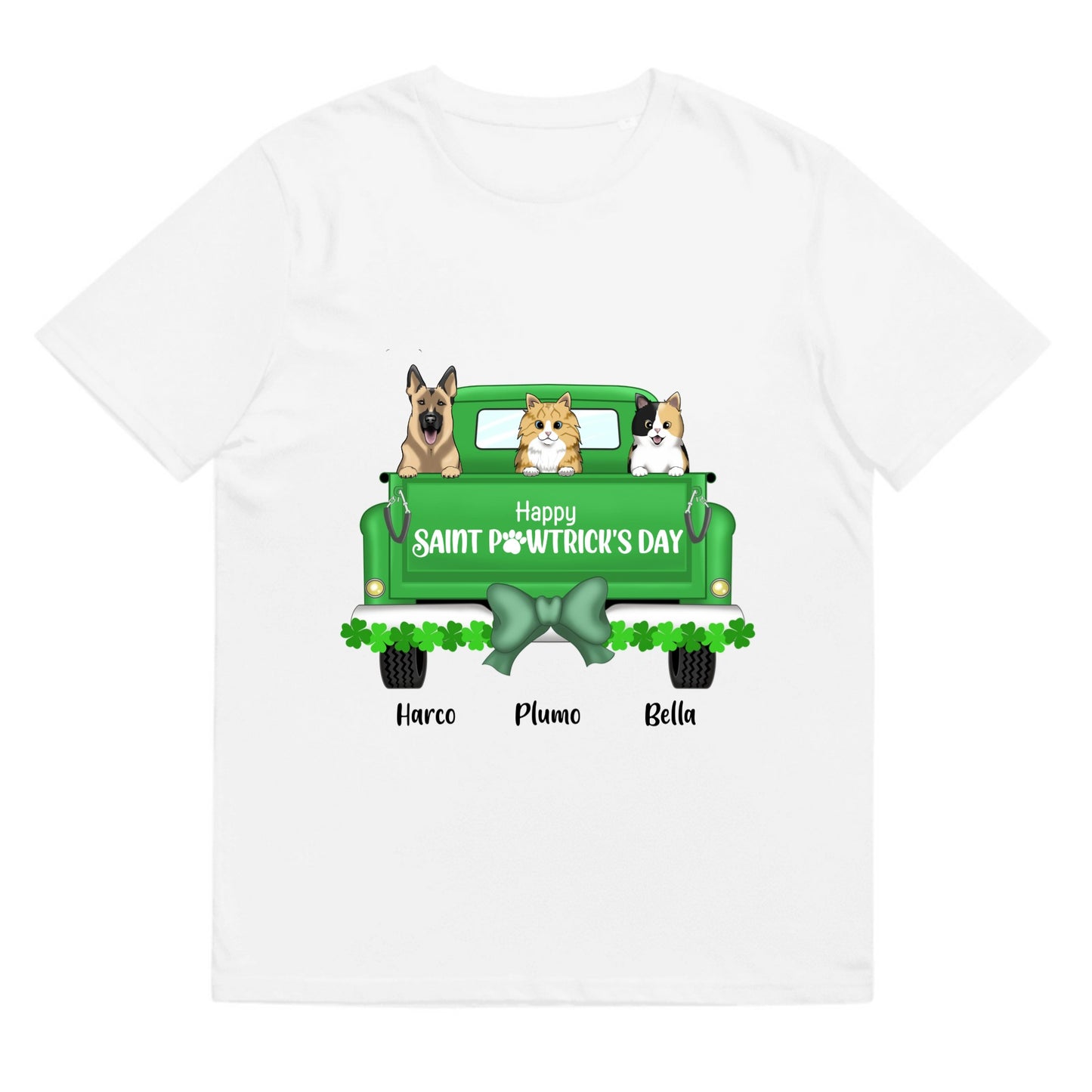 T-shirt Happy saint patrick paws