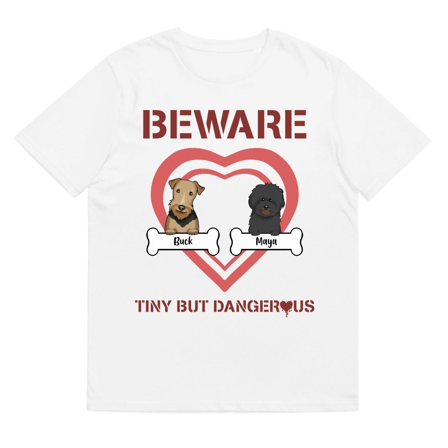 T-shirt Beware tiny but dangerous