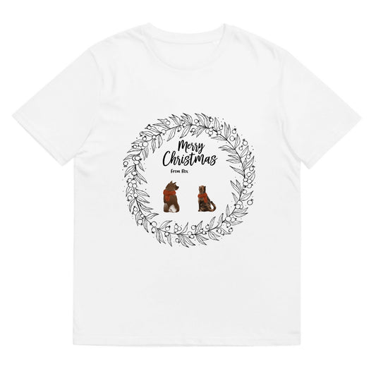 T-shirt Merry christmas animaux