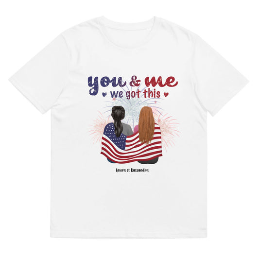 T-shirt You & me we go this