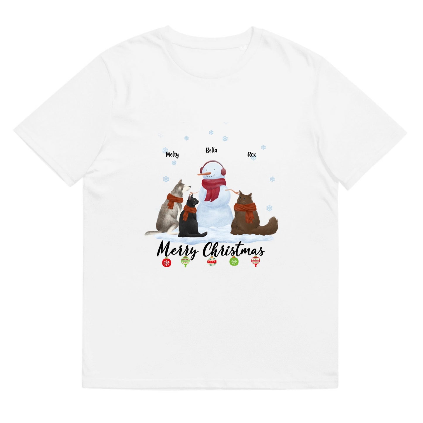 T-shirt Merry christmas pets