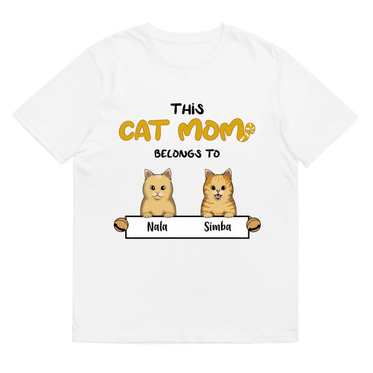 T-shirt This cat mom belongs to