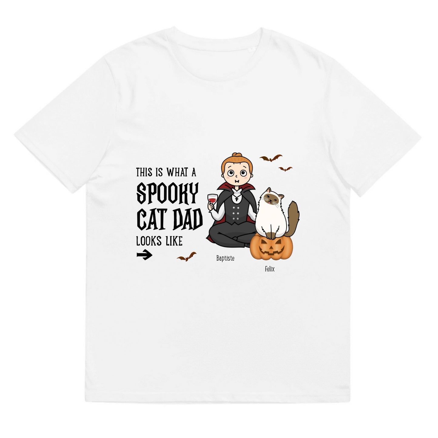 T-shirt Spooky cat dad