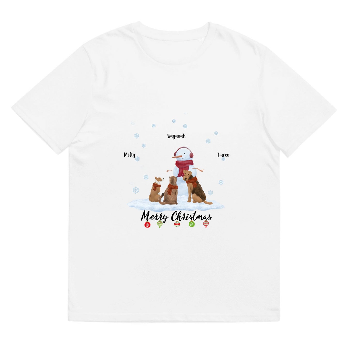 T-shirt Merry christmas pets