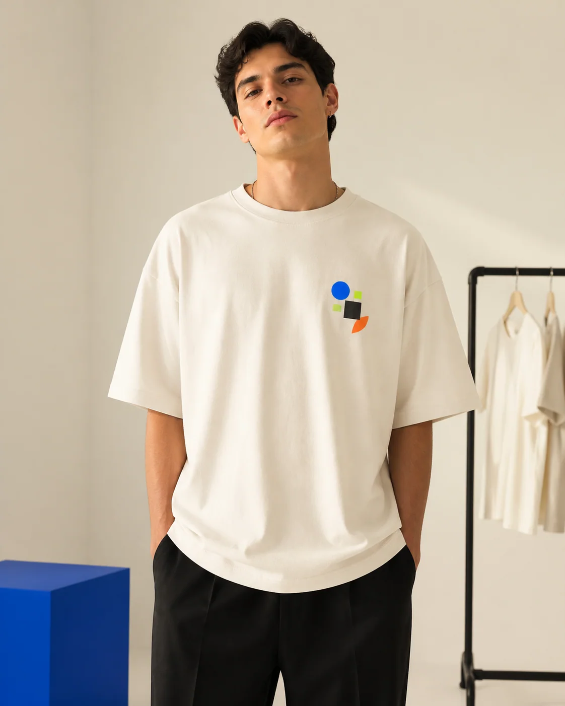 T-shirt crème personnalisé dans les couleurs Melty Shirt